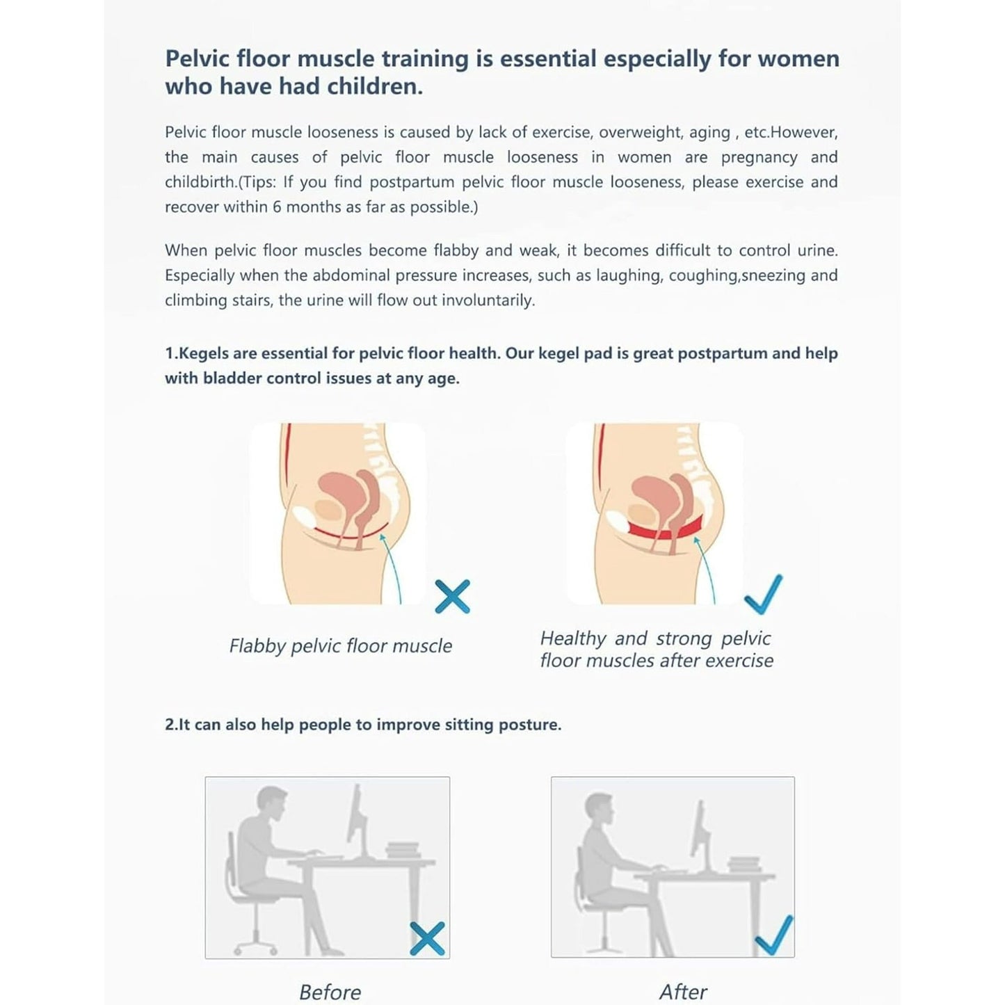 Informational graphic about pelvic floor muscle training with text and illustrations.